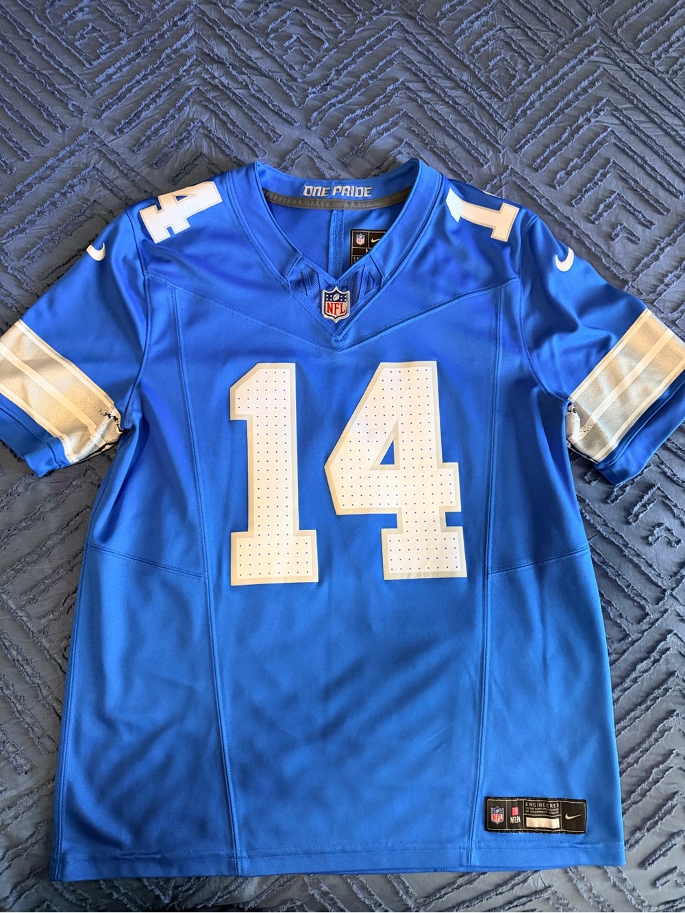 Mens Detroit Lions Nike Vapor F.U.S.E. Limited Jersey Amon St. Brown